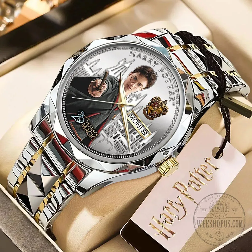 Stainless Steel Watch Celebrating 25 Years of Harry Potter Magic Anniversary