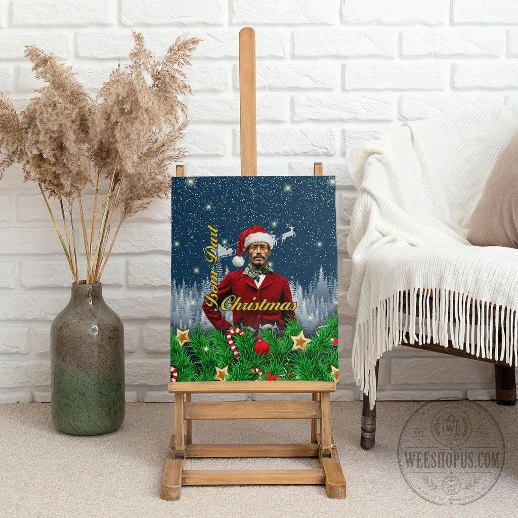 Isom Dart Black Cowboy Santa Christmas Western Snow Winter Canvas Wall Art 9 Isom Dart Black Cowboy Santa Christmas Western Snow Winter Canvas Wall Art