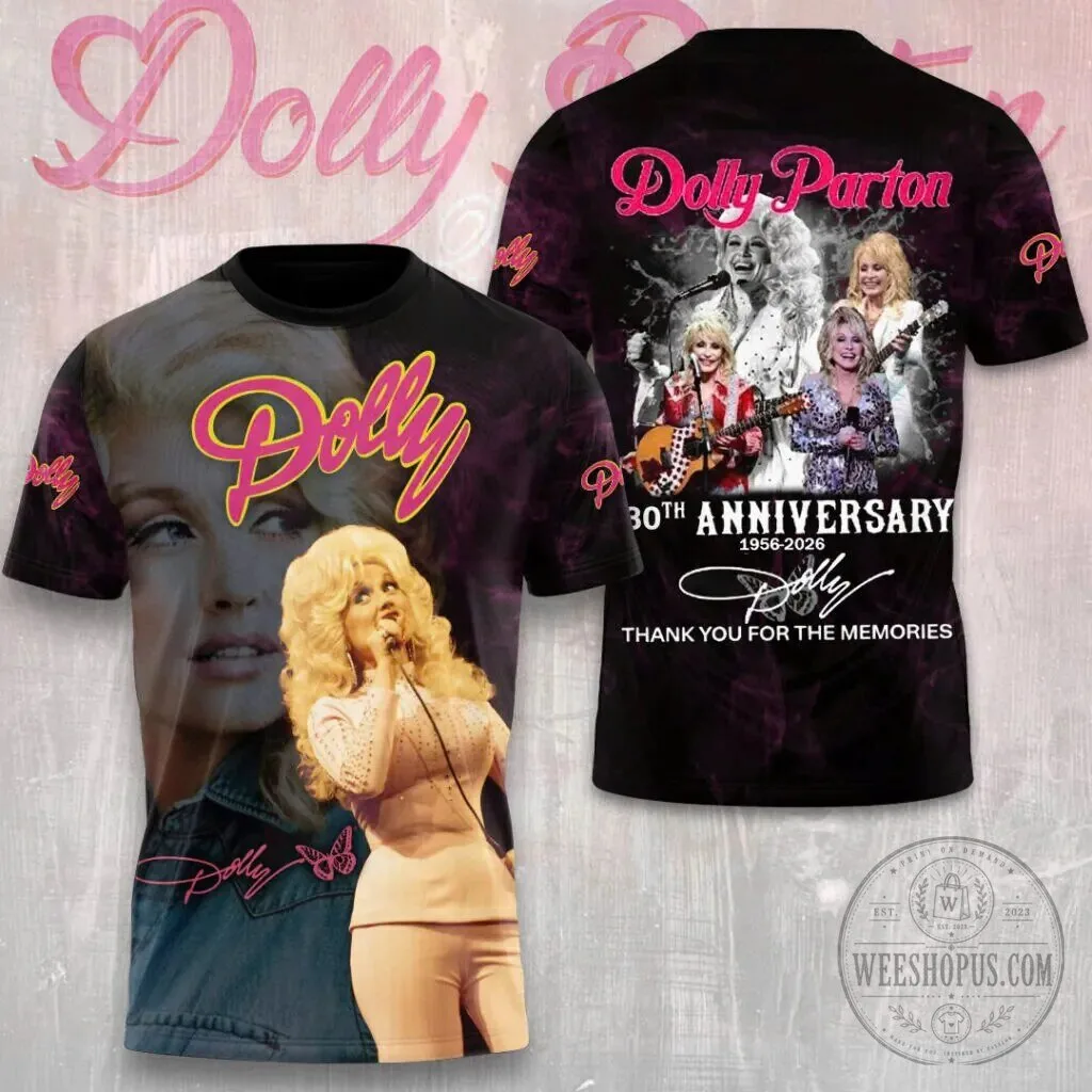 Dolly Parton 30th Anniversary Thank You For The Memories Fan T-Shirt