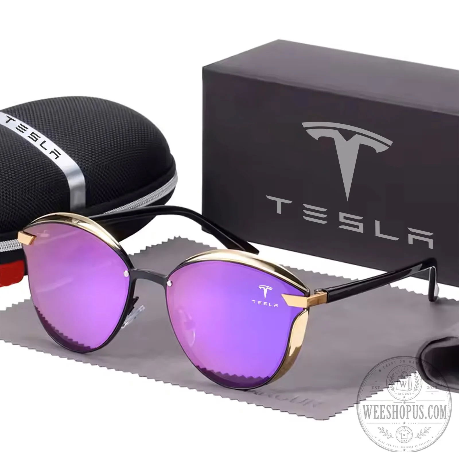 Tesla Cat Eye Polarized Women's Sunglasses with UV Protection 17 Tesla Cat Eye Polarized Women