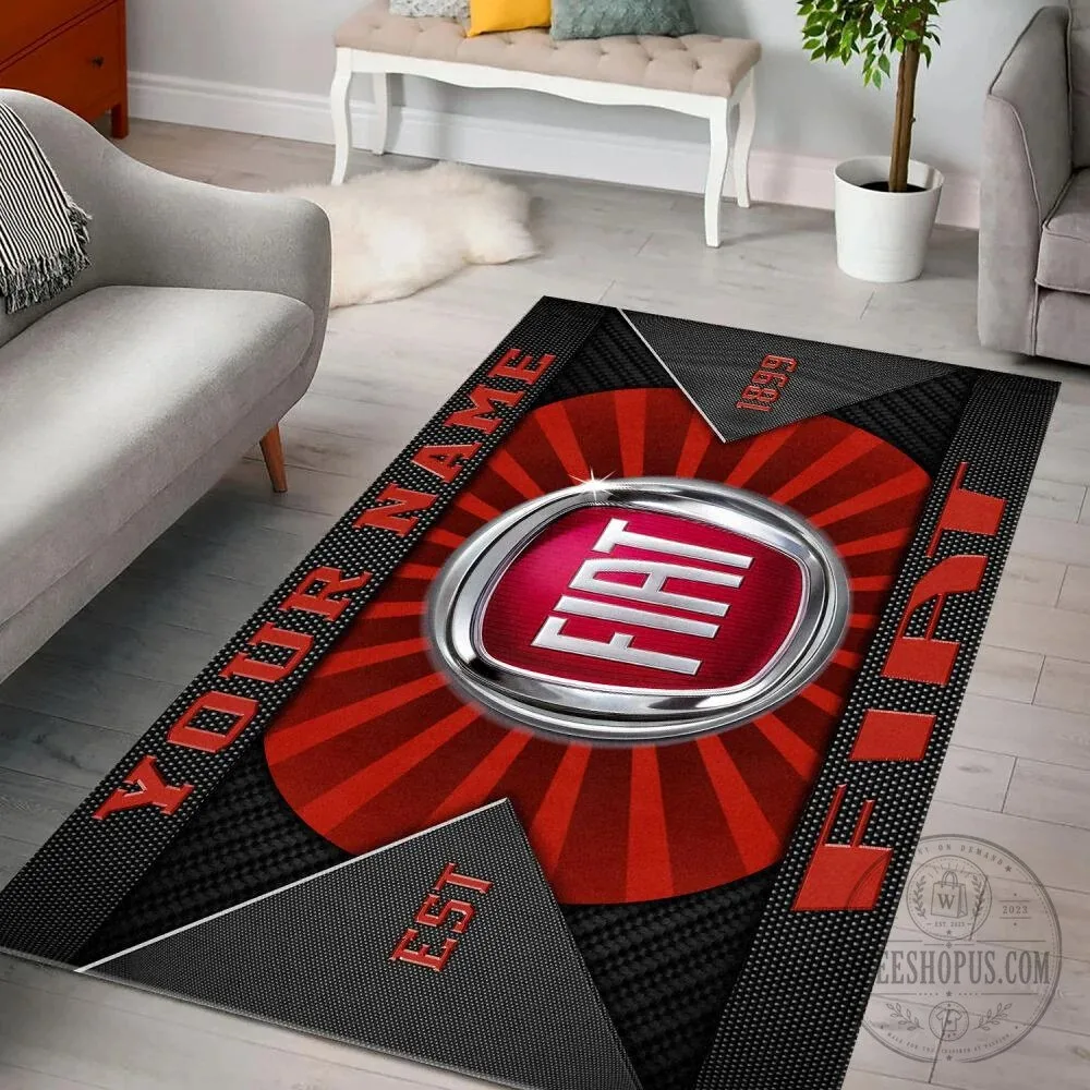 Personalized Fiat Car Logo Custom Name Welcome Floor Mat 9 Personalized Fiat Car Logo Custom Name Welcome Floor Mat