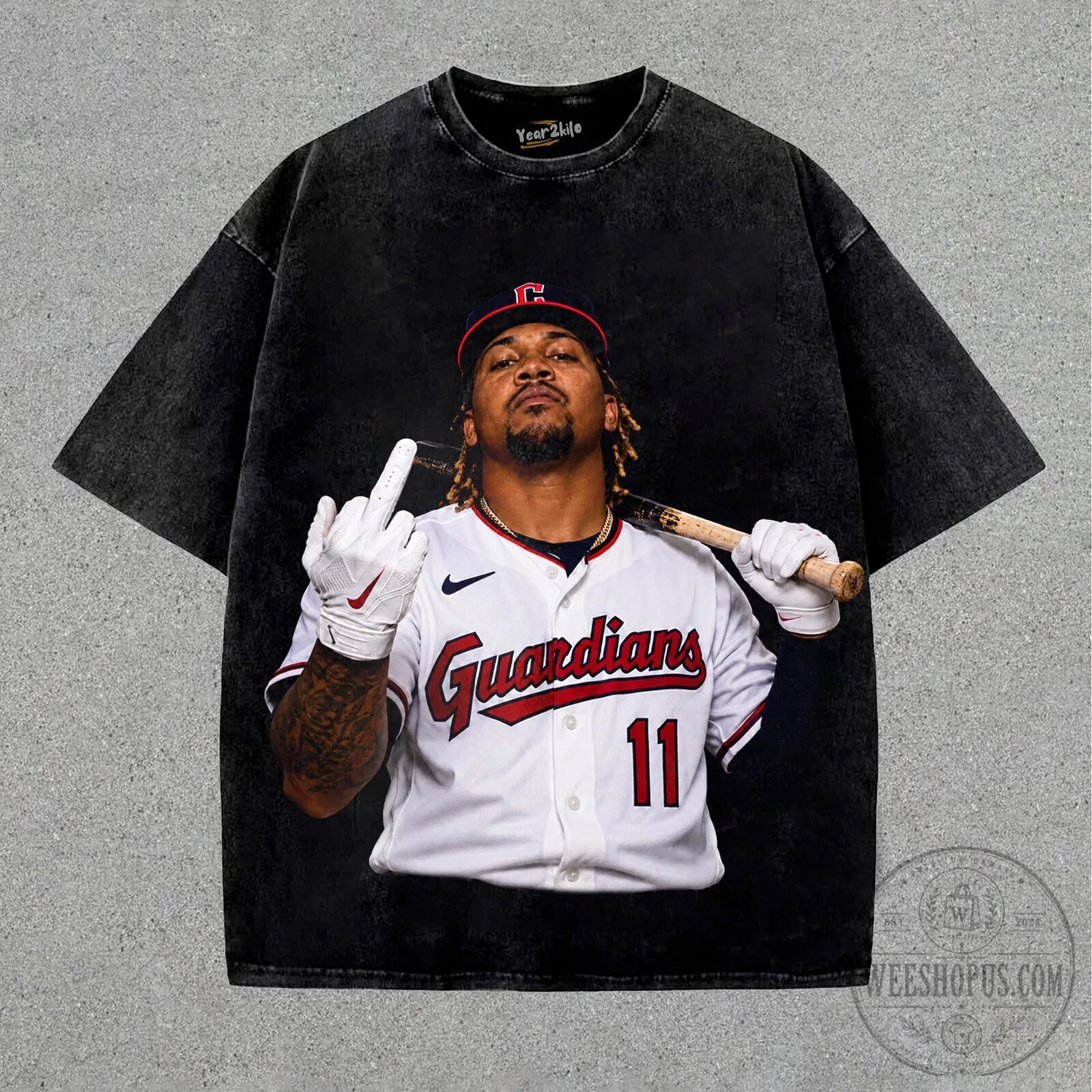 José Ramírez Cleveland Guardians Baseball Player T-Shirt