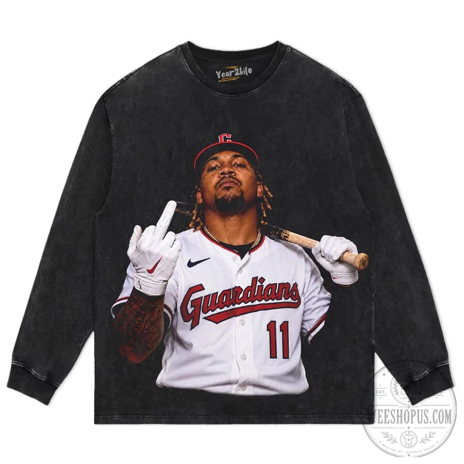José Ramírez Cleveland Guardians Baseball Player T-Shirt 18 José Ramírez Cleveland Guardians Baseball Player T-Shirt
