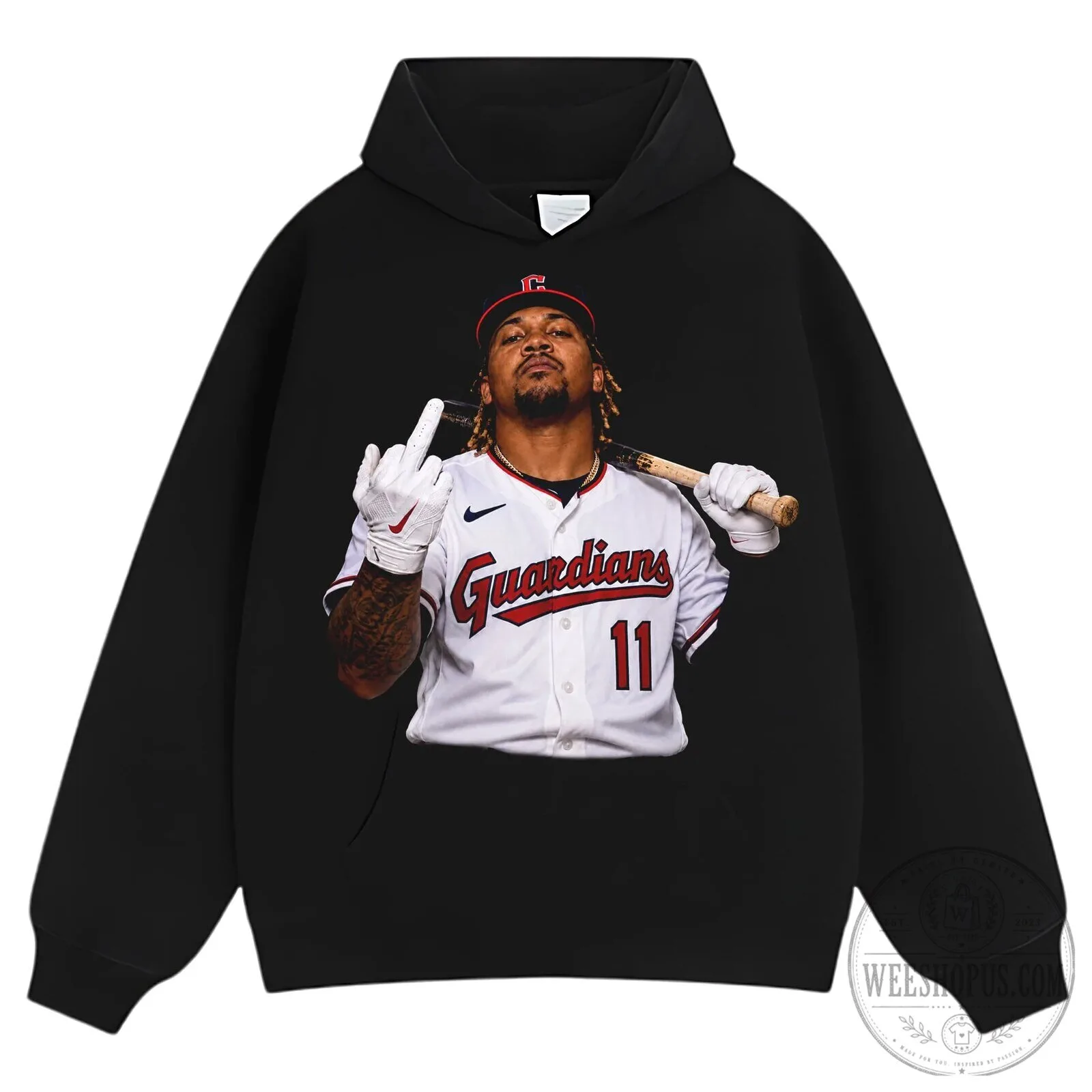 José Ramírez Cleveland Guardians Baseball Player T-Shirt 19 José Ramírez Cleveland Guardians Baseball Player T-Shirt