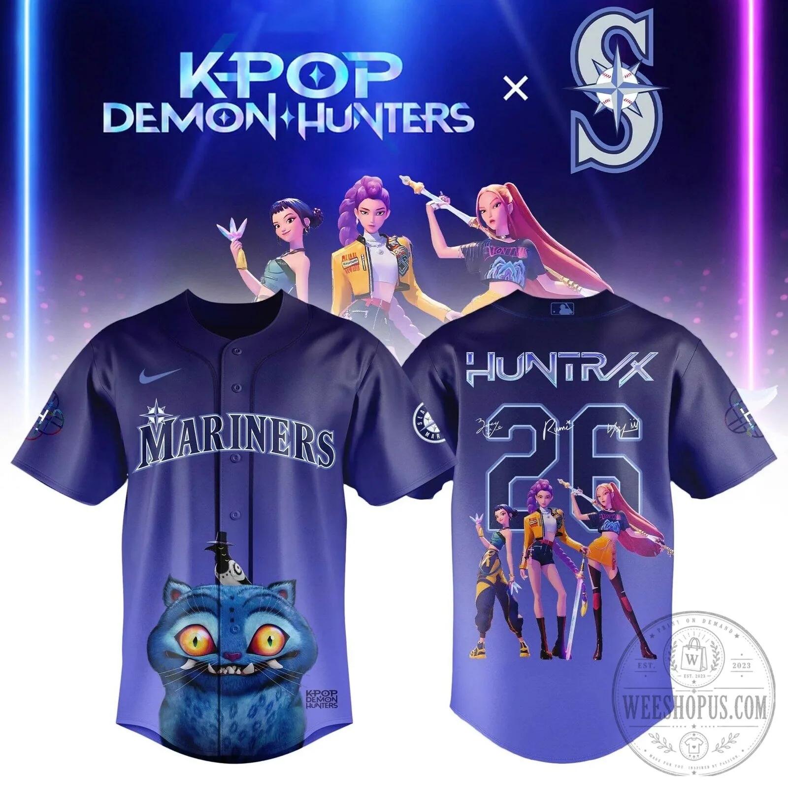 K-Pop Demon Hunters Baseball Team Jersey for Major League Baseball Fans 14 K-Pop Demon Hunters Baseball Team Jersey for Major League Baseball Fans