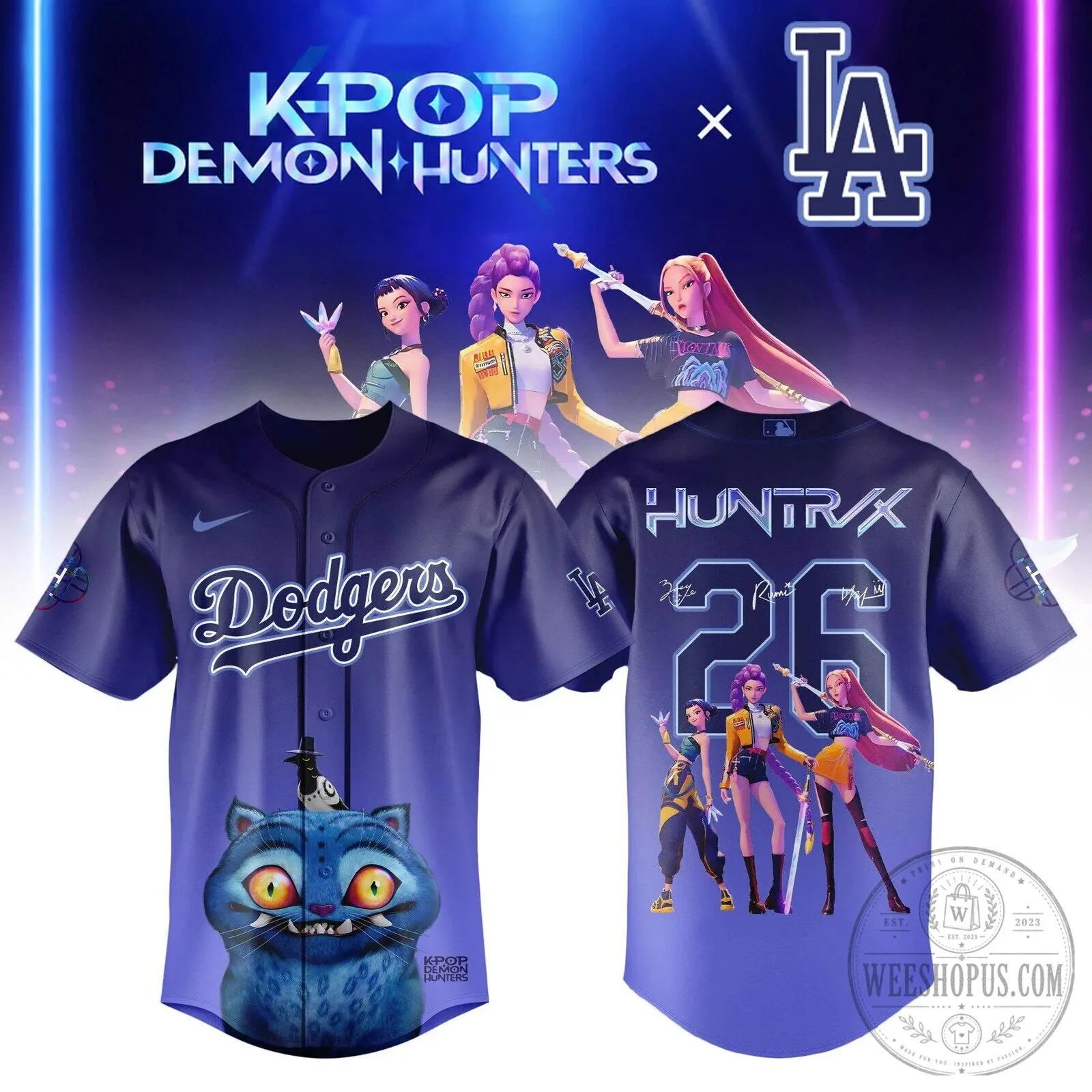 K-Pop Demon Hunters Baseball Team Jersey for Major League Baseball Fans 15 K-Pop Demon Hunters Baseball Team Jersey for Major League Baseball Fans