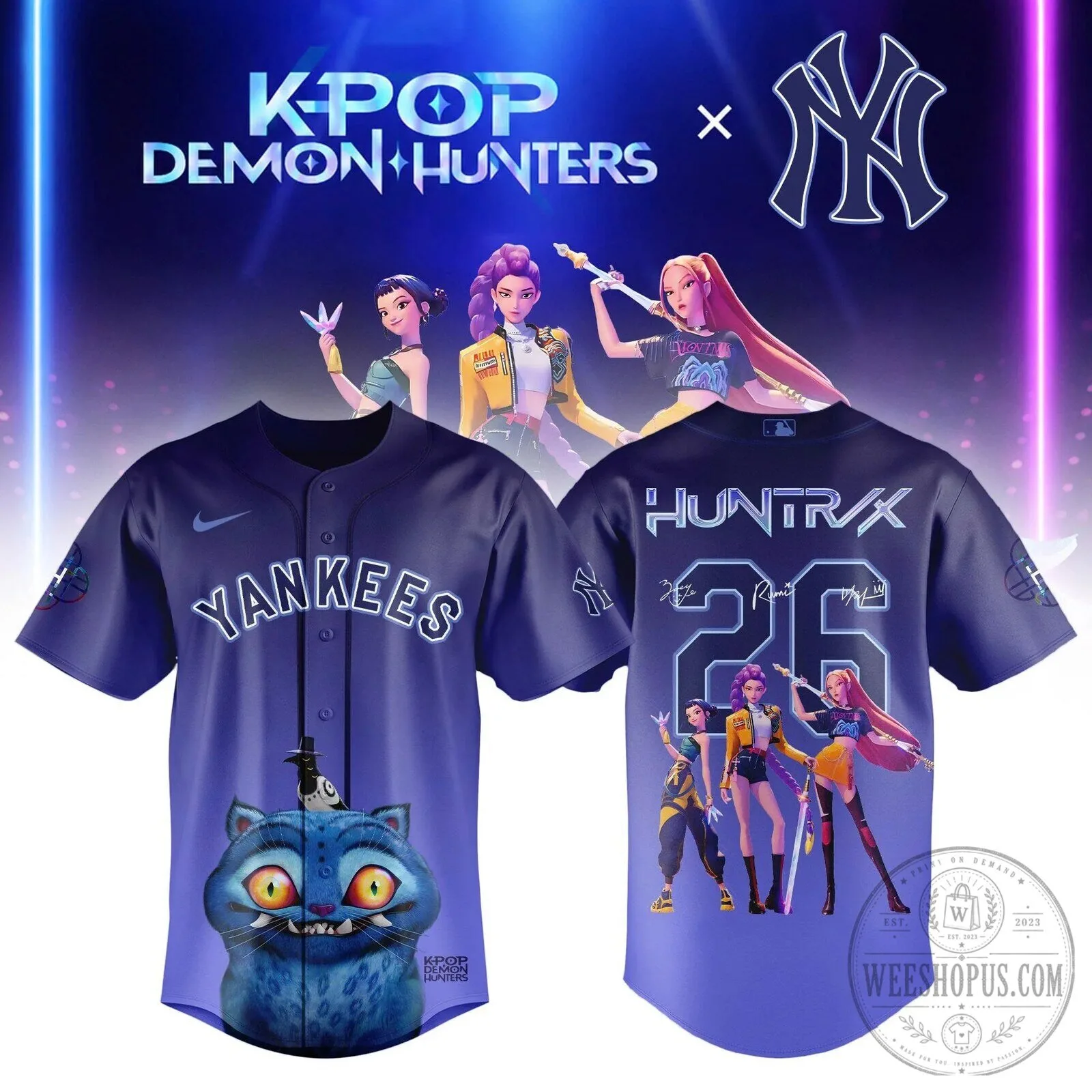 K-Pop Demon Hunters Baseball Team Jersey for Major League Baseball Fans 16 K-Pop Demon Hunters Baseball Team Jersey for Major League Baseball Fans