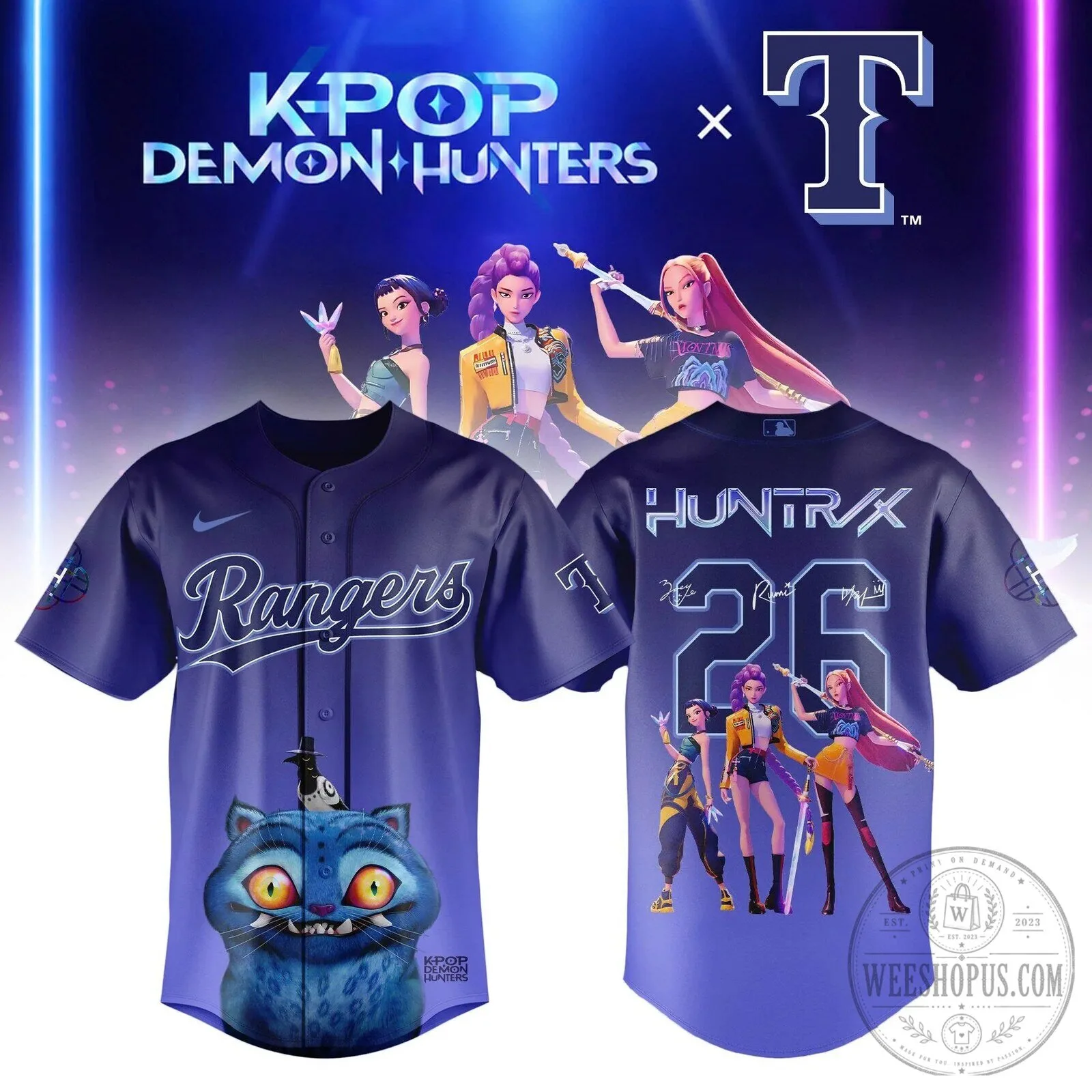 K-Pop Demon Hunters Baseball Team Jersey for Major League Baseball Fans 17 K-Pop Demon Hunters Baseball Team Jersey for Major League Baseball Fans