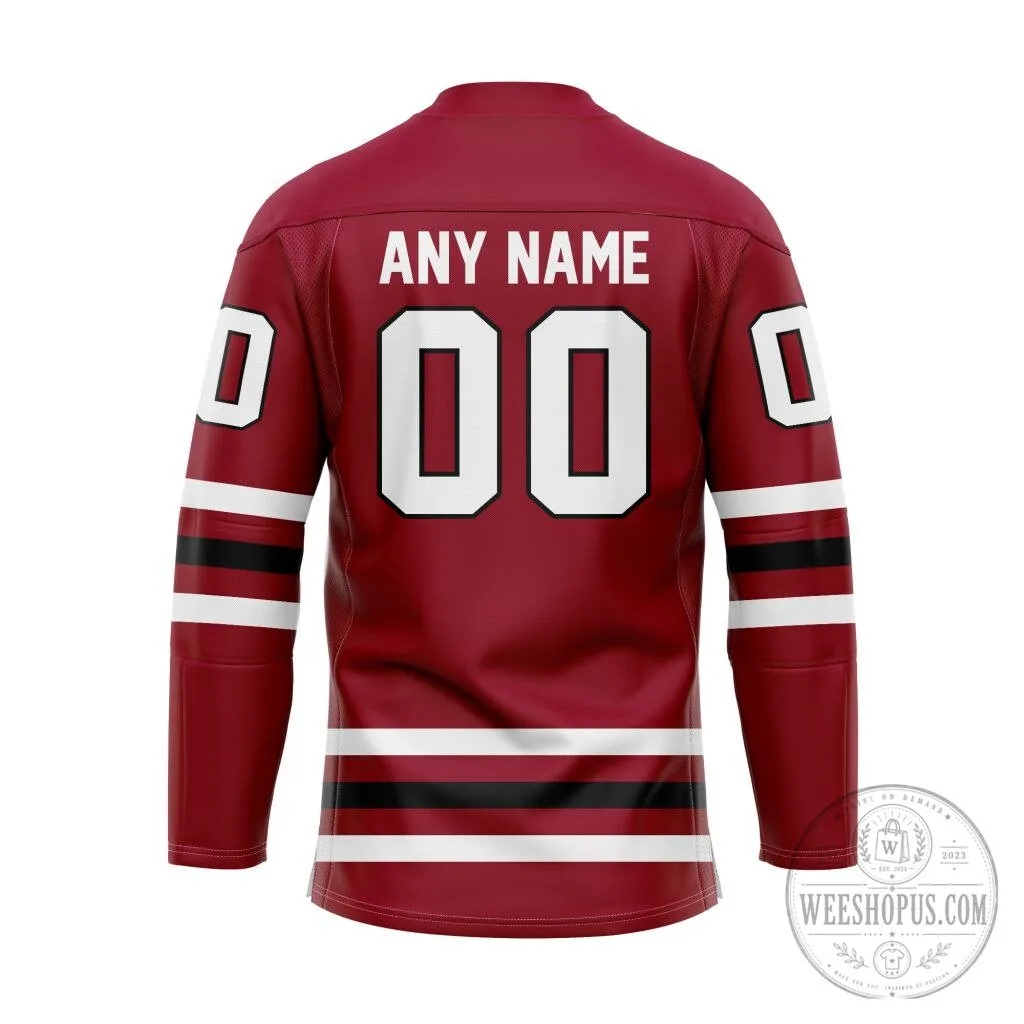 Guelph Storm Personalized Red Lace Hockey Jersey for Men and Women 7 Guelph Storm Personalized Red Lace Hockey Jersey for Men and Women