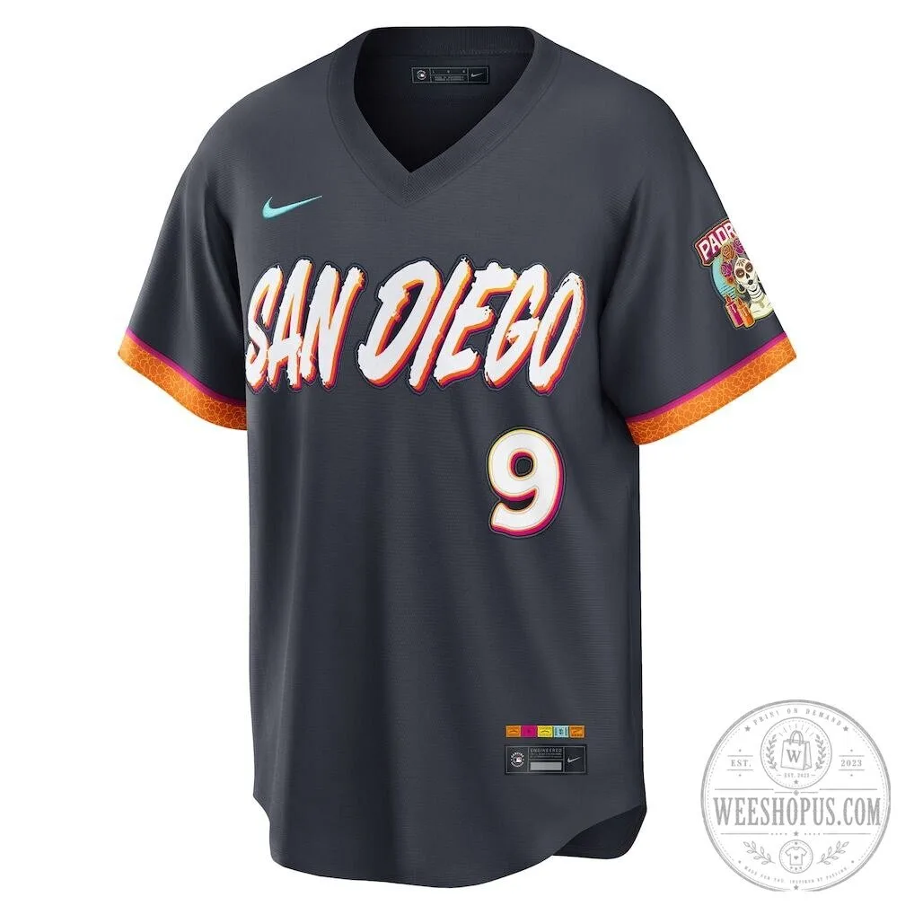 San Diego Padres Jake Cronenworth City Connect Baseball Jersey 8 San Diego Padres Jake Cronenworth City Connect Baseball Jersey