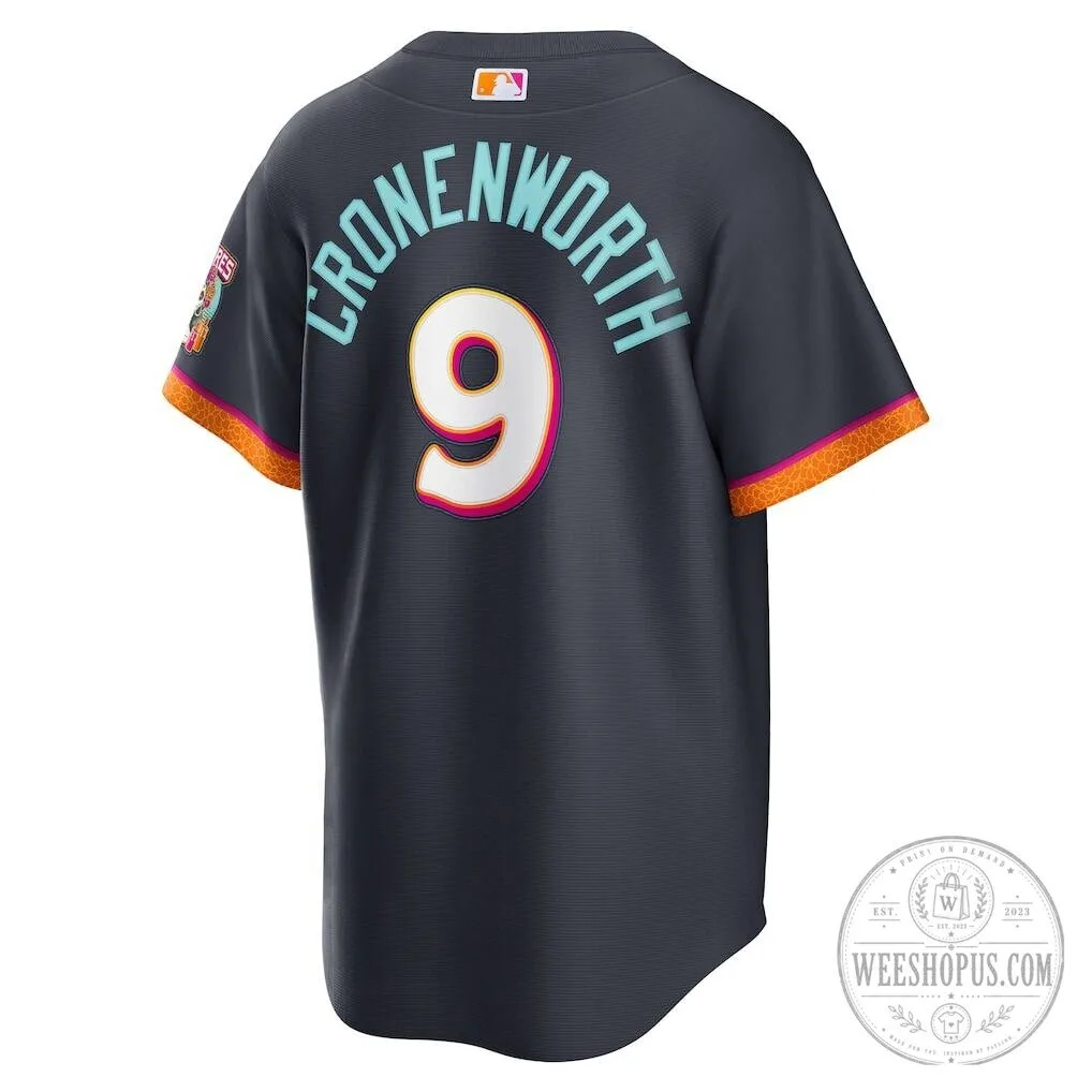 San Diego Padres Jake Cronenworth City Connect Baseball Jersey 9 San Diego Padres Jake Cronenworth City Connect Baseball Jersey