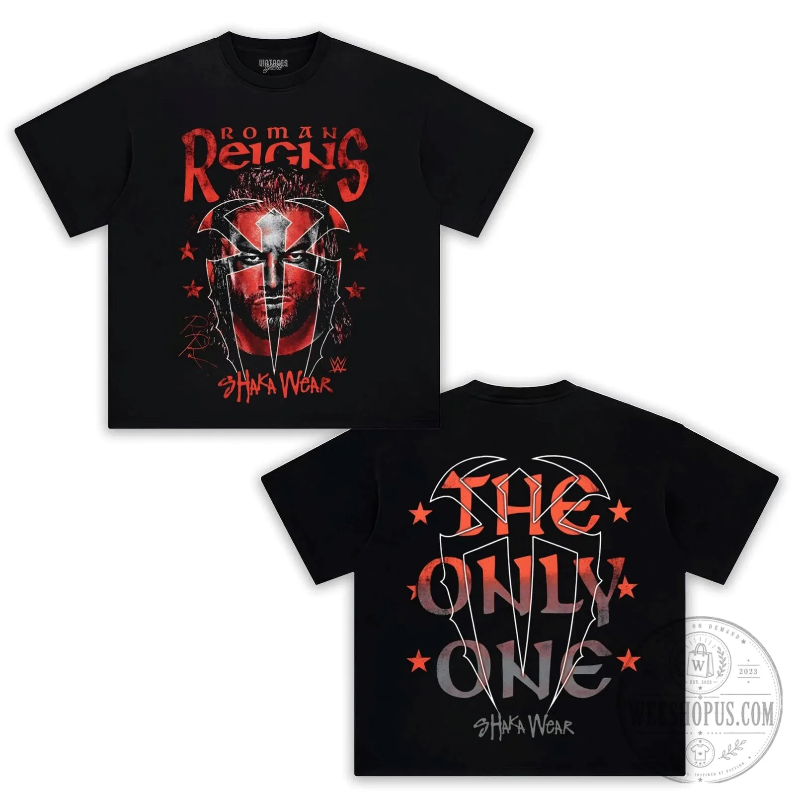 WWE X SHAKA WEAR ROMAN REIGNS V2 TANK TOP & TEE
