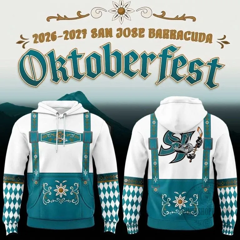 San Jose Barracuda Oktoberfest 2026-2027 Limited Edition Hoodie