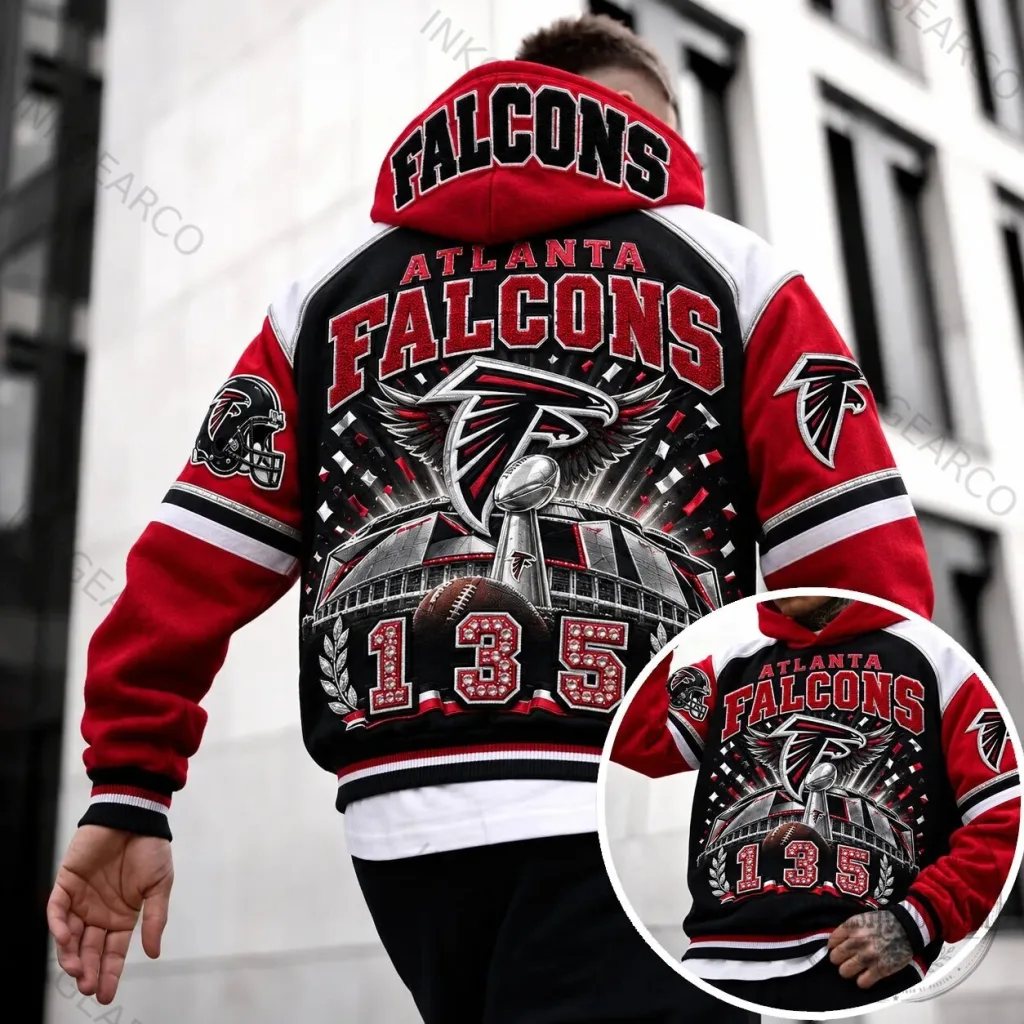Atlanta Falcons Super Bowl 135 Championship Celebration Hoodie Atlanta Falcons Super Bowl 135 Championship Celebration Hoodie