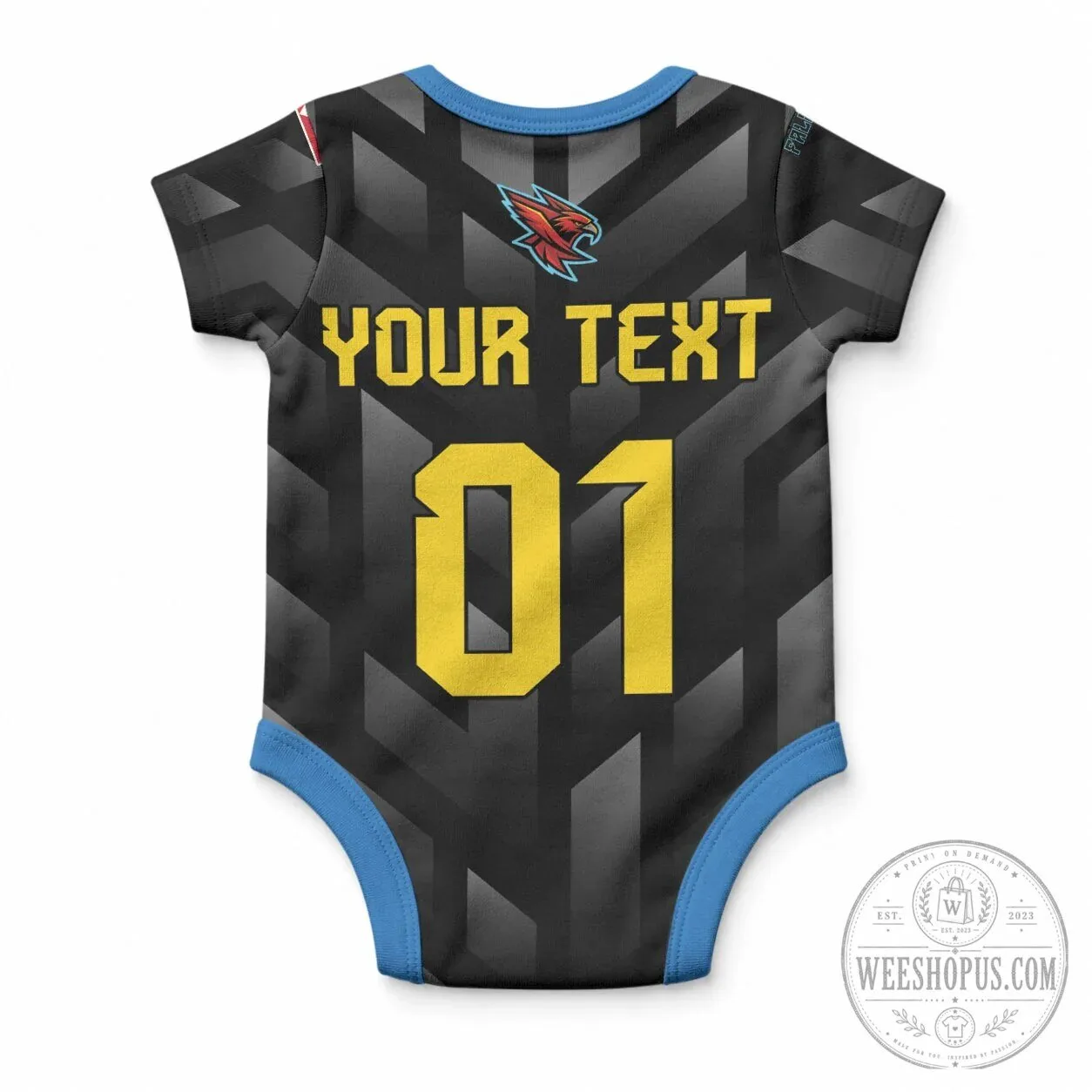 Antigua and Barbuda Falcons Cricket Team Baby Bodysuit 7 Antigua and Barbuda Falcons Cricket Team Baby Bodysuit