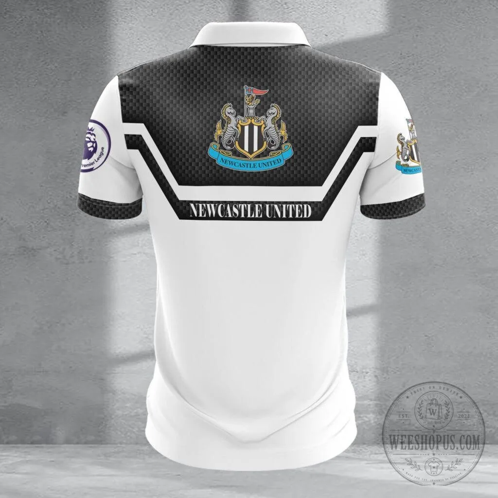 Newcastle United Personalized Name Zipper Polo Shirt for Men 7 Newcastle United Personalized Name Zipper Polo Shirt for Men