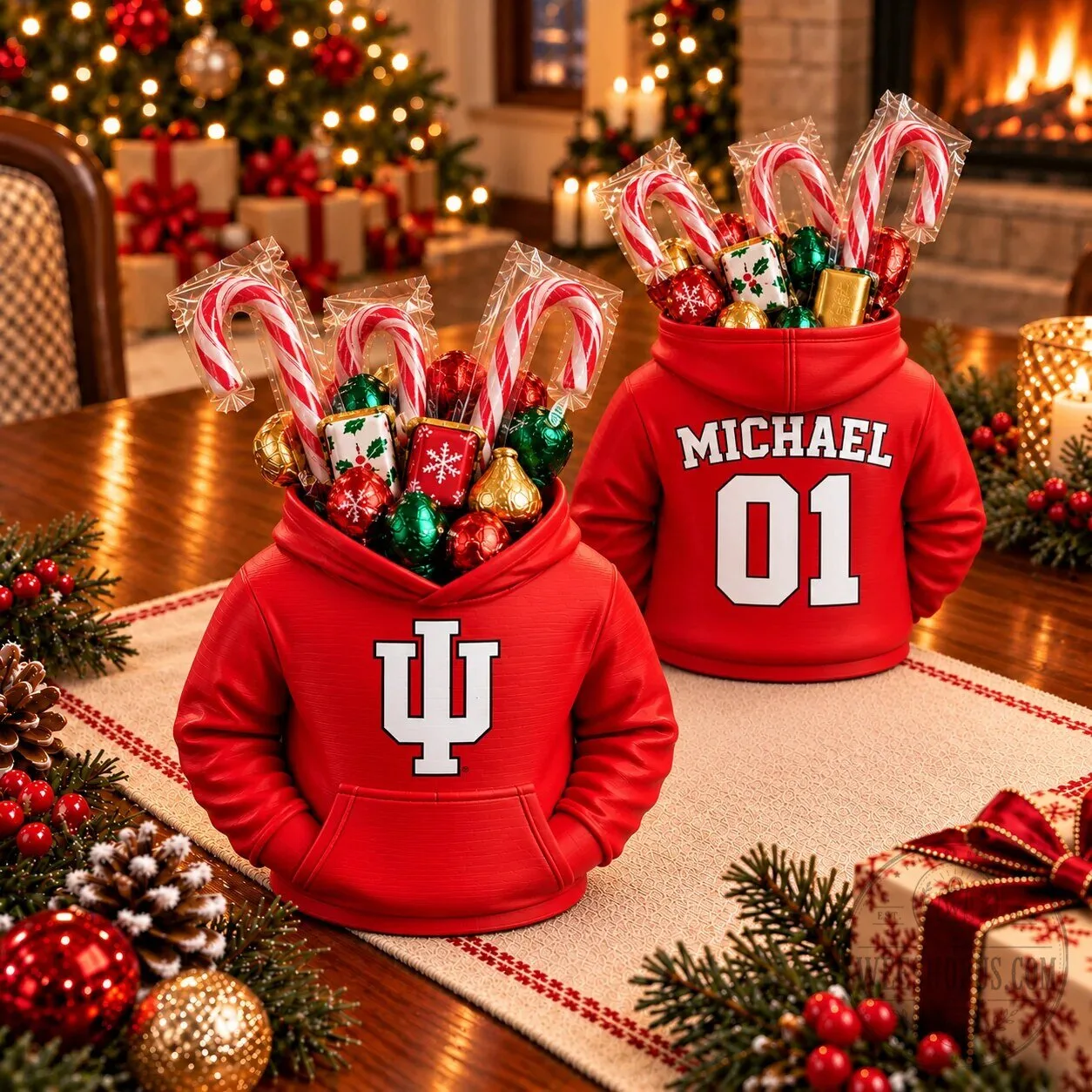 Indiana Hoosiers Personalized Hoodie Candy and Pen Holder Desk Organizer 8 Indiana Hoosiers Personalized Hoodie Candy and Pen Holder Desk Organizer