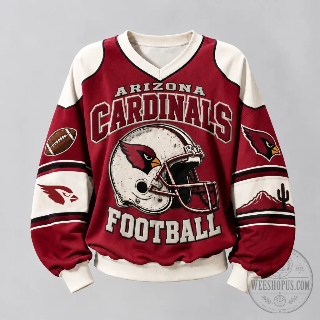 Arizona Cardinals Football Team Vintage Style Graphic Print Sweatshirt Arizona Cardinals Football Team Vintage Style Graphic Print Sweatshirt