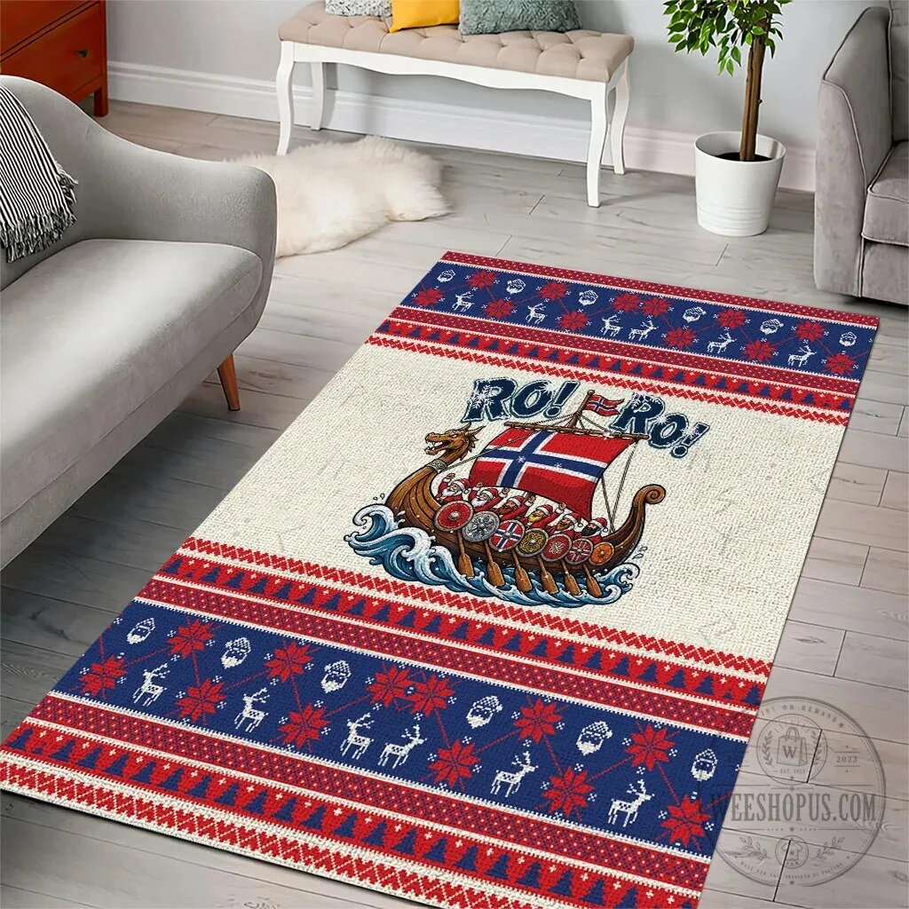 Norway Viking Ship Ro Ro Christmas Holiday Area Rug 10 Norway Viking Ship Ro Ro Christmas Holiday Area Rug
