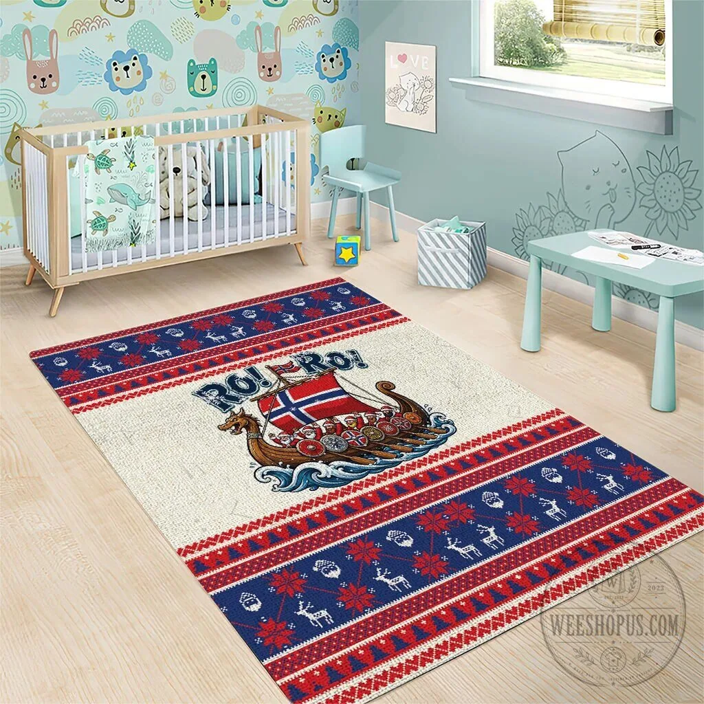 Norway Viking Ship Ro Ro Christmas Holiday Area Rug 13 Norway Viking Ship Ro Ro Christmas Holiday Area Rug