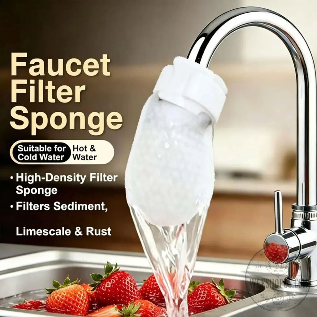 Faucet Water Filter Sponge for Hot and Cold Water Filtration Faucet Water Filter Sponge for Hot and Cold Water Filtration
