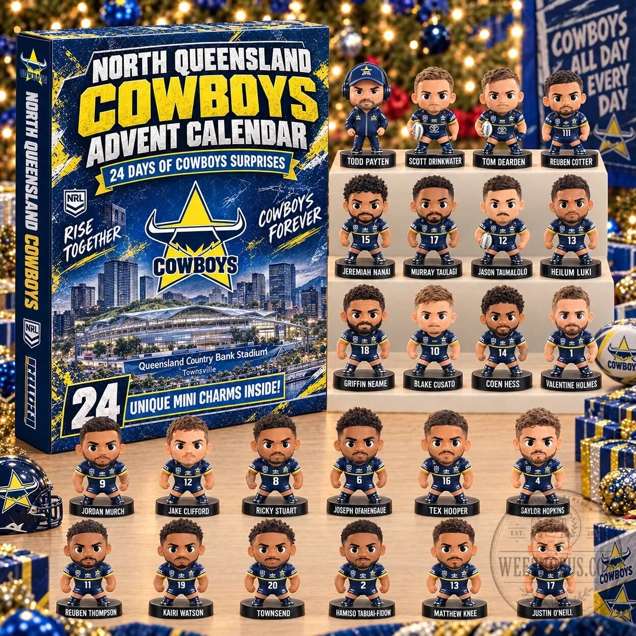 North Queensland Cowboys Rugby League 24 Days of Surprises Advent Calendar 4 North Queensland Cowboys Rugby League 24 Days of Surprises Advent Calendar