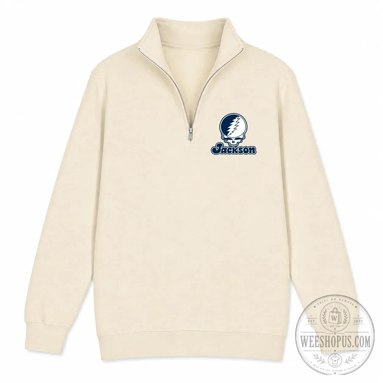 Grateful Dead Steal Your Face Jackson Quarter-Zip Sweatshirt 5 Grateful Dead Steal Your Face Jackson Quarter-Zip Sweatshirt