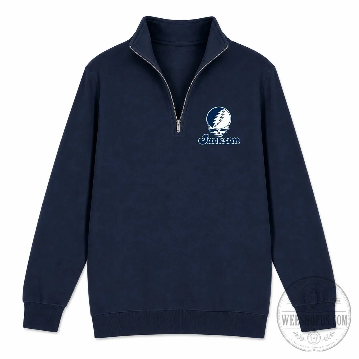 Grateful Dead Steal Your Face Jackson Quarter-Zip Sweatshirt 7 Grateful Dead Steal Your Face Jackson Quarter-Zip Sweatshirt