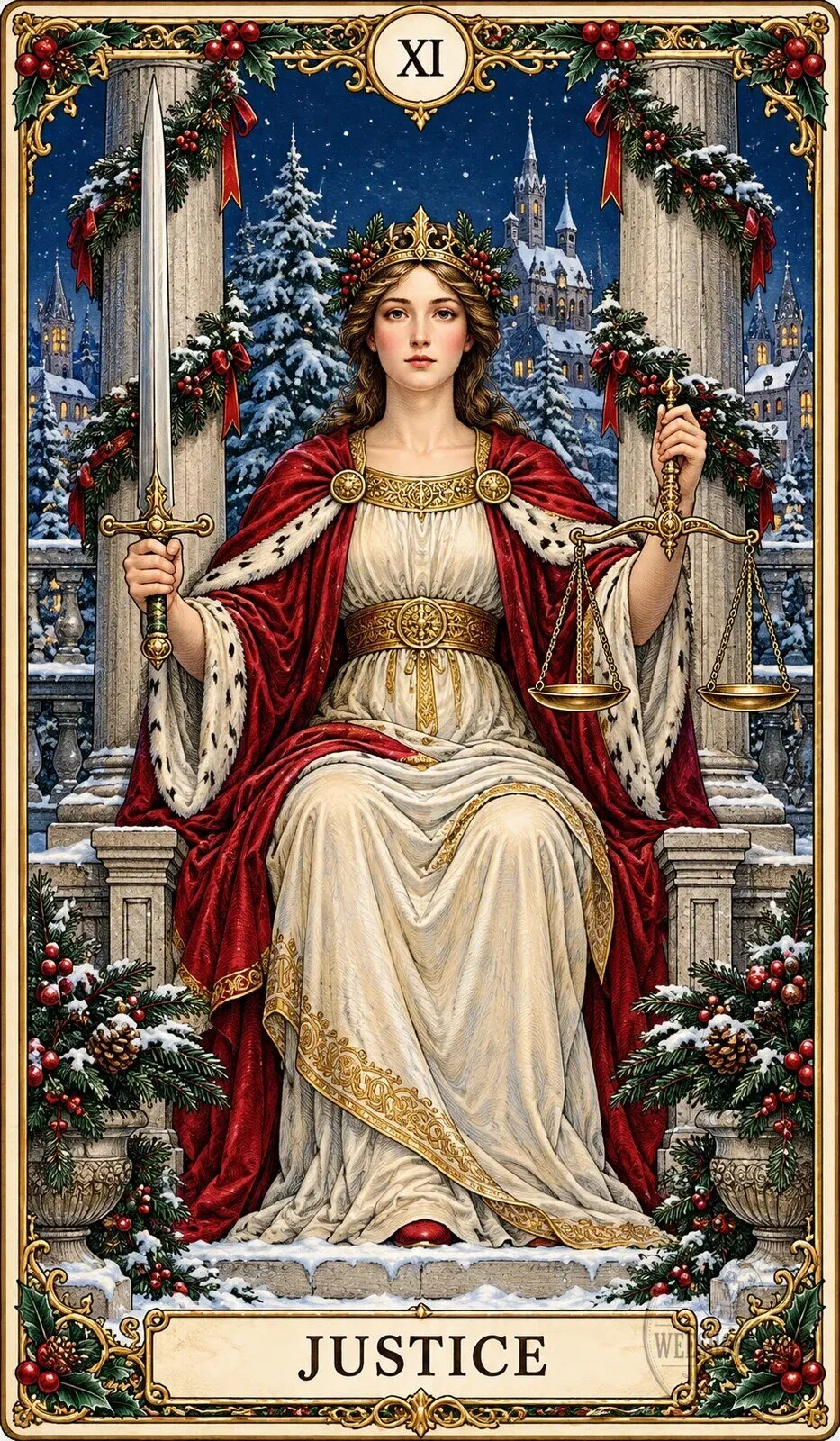 Christmas Tarot Deck 78 Festive Cards With Guided Holiday Rituals 17 Christmas Tarot Deck 78 Festive Cards With Guided Holiday Rituals