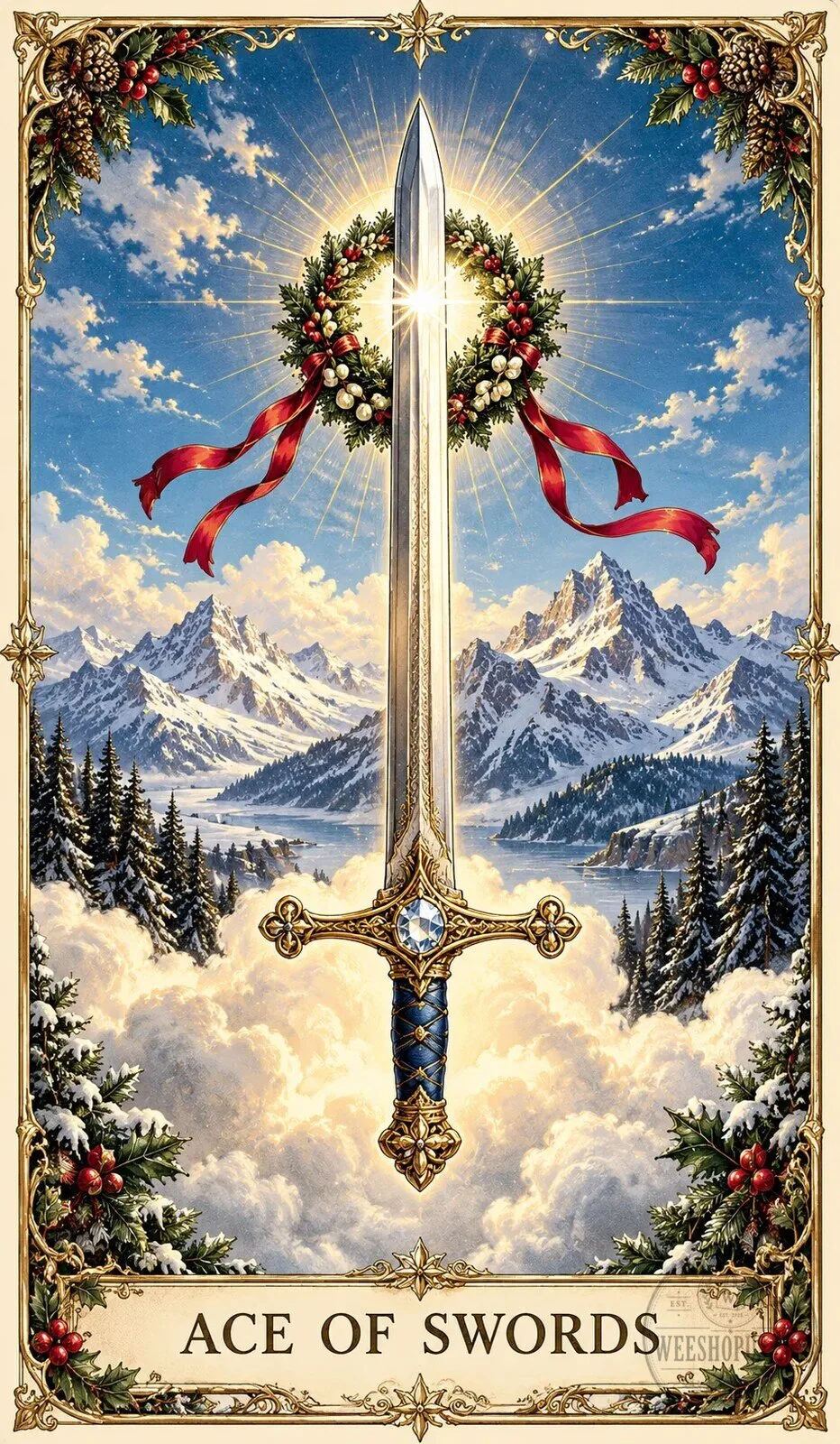 Christmas Tarot Deck 78 Festive Cards With Guided Holiday Rituals 18 Christmas Tarot Deck 78 Festive Cards With Guided Holiday Rituals