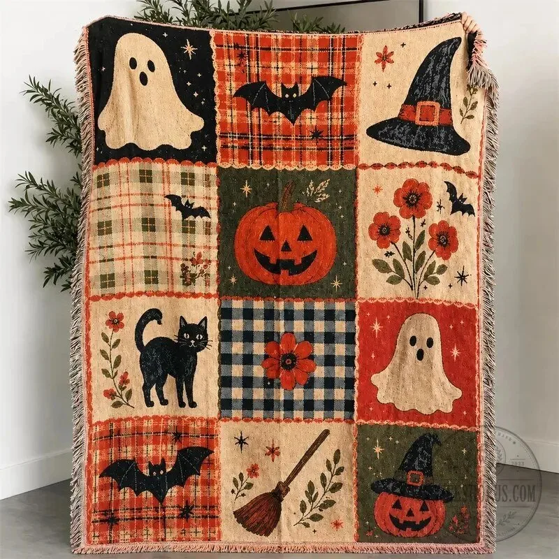 Christmas Holiday Woven Throw Blanket with Tassels 26 Christmas Holiday Woven Throw Blanket with Tassels