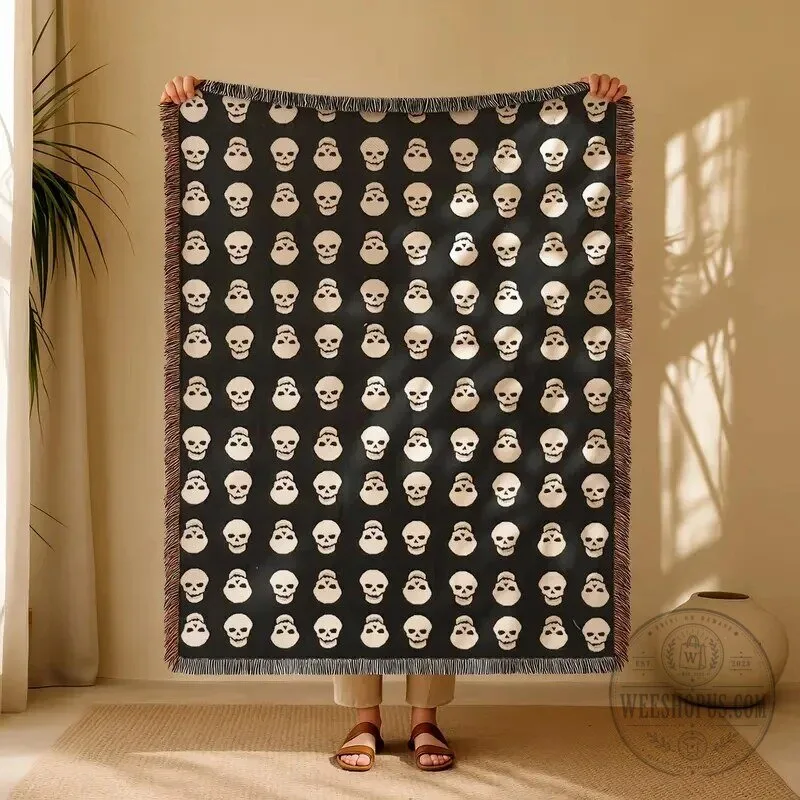 Christmas Holiday Woven Throw Blanket with Tassels 34 Christmas Holiday Woven Throw Blanket with Tassels