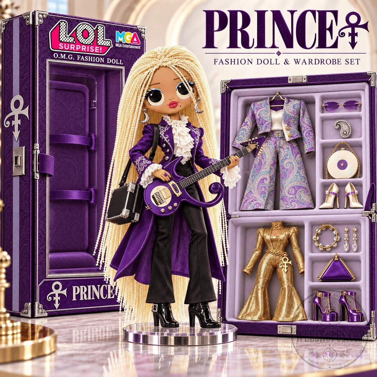 LOL Surprise OMG Prince Fashion Doll and Wardrobe Collector Set 3 LOL Surprise OMG Prince Fashion Doll and Wardrobe Collector Set