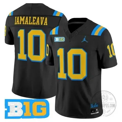 UCLA Bruins Nico Iamaleava Black Football Jersey College Sports Apparel 3 UCLA Bruins Nico Iamaleava Black Football Jersey College Sports Apparel