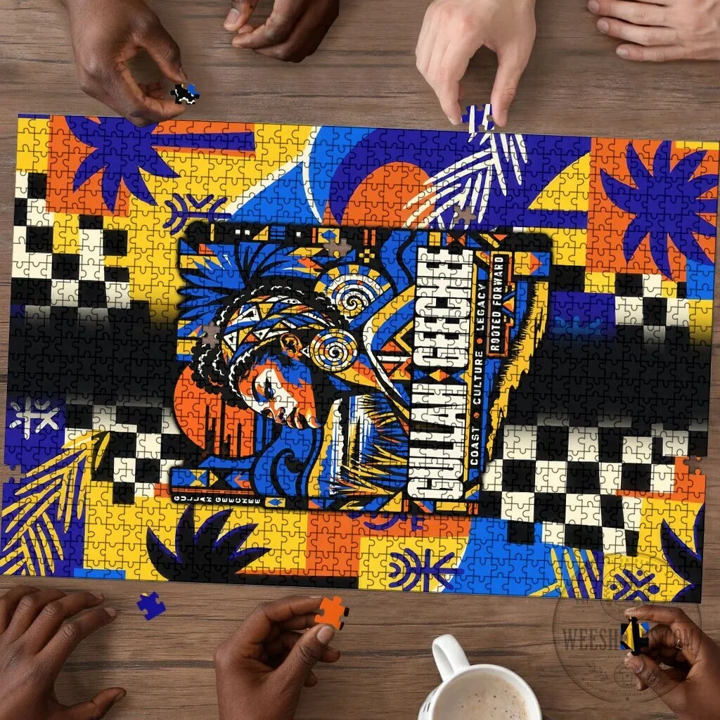 Gullah Geechee Culture Legacy Rooted Forward Abstract Art Jigsaw Puzzle 6 Gullah Geechee Culture Legacy Rooted Forward Abstract Art Jigsaw Puzzle