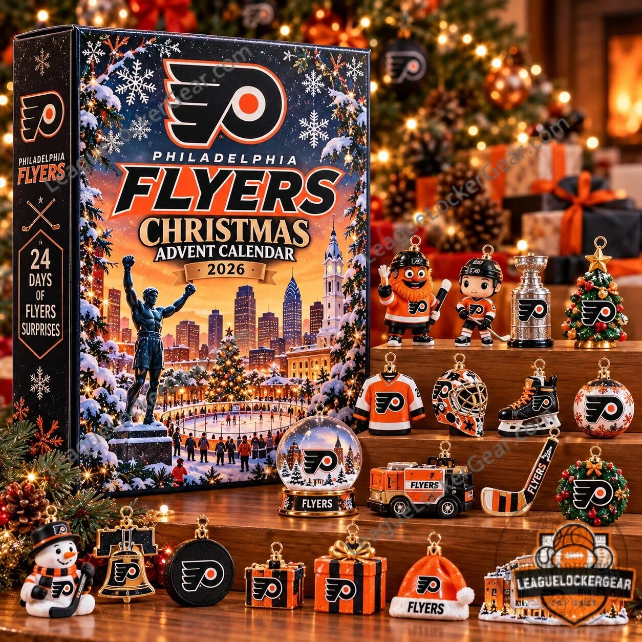 Philadelphia Flyers Christmas Advent Calendar 2026 with 24 Days of Surprises 2D 5 Philadelphia Flyers Christmas Advent Calendar 2026 with 24 Days of Surprises